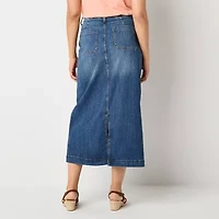St. John's Bay Womens Tall Mid Rise Maxi Skirt
