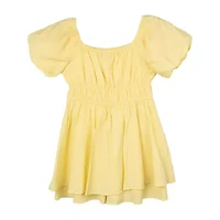 Rare Editions Big Kid Girls Short Sleeve Balloon Jumper