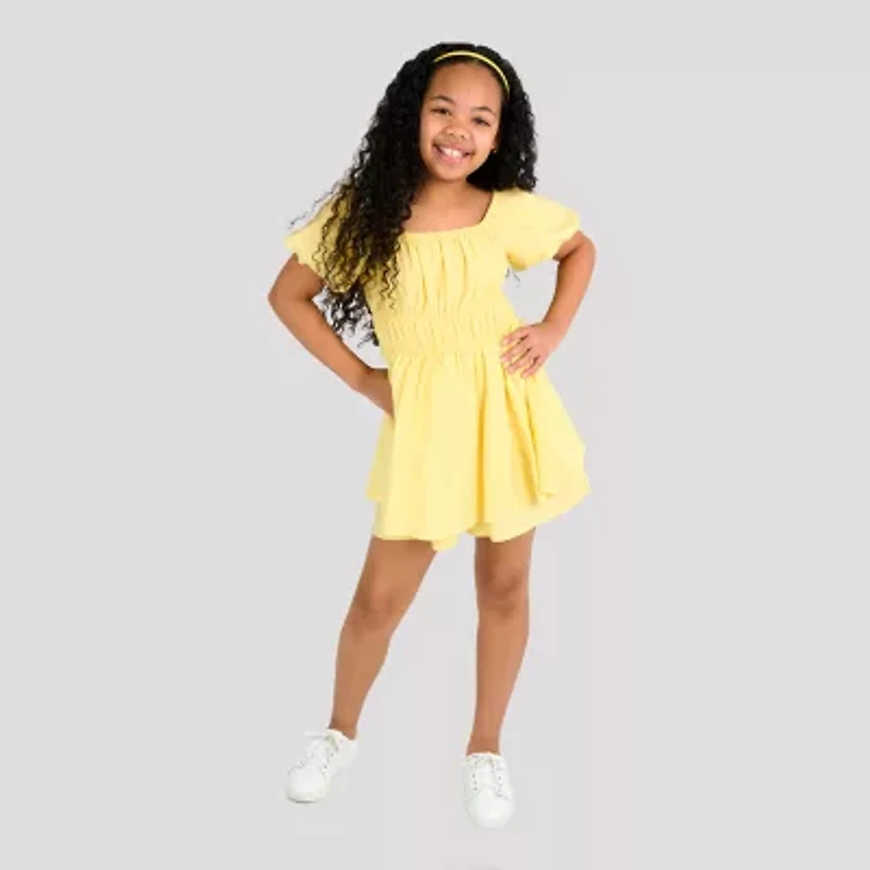 Rare Editions Big Kid Girls Short Sleeve Balloon Jumper