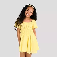 Rare Editions Big Kid Girls Short Sleeve Balloon Jumper