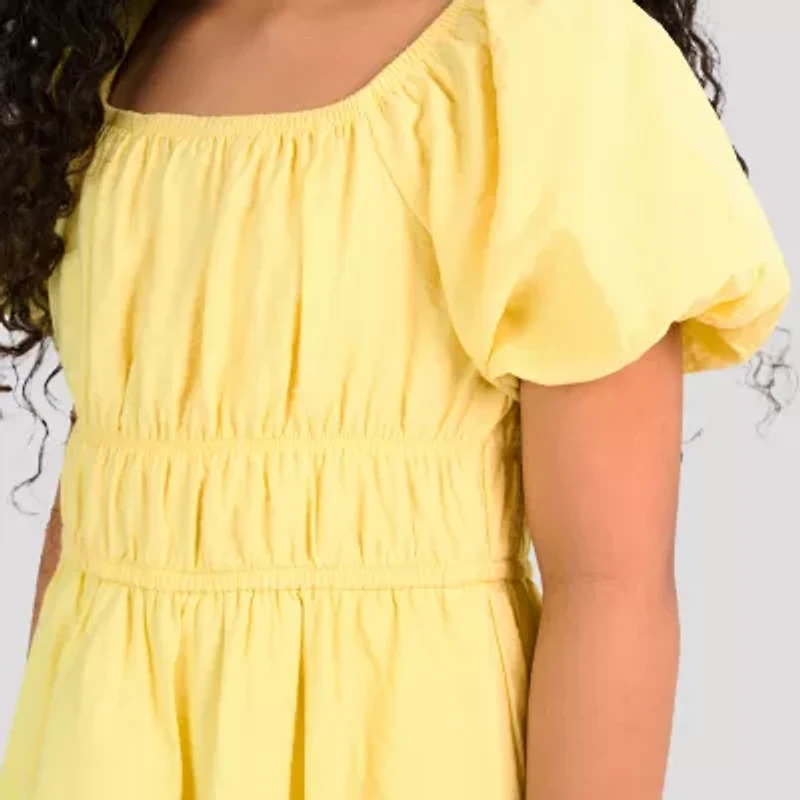 Rare Editions Big Kid Girls Short Sleeve Balloon Jumper