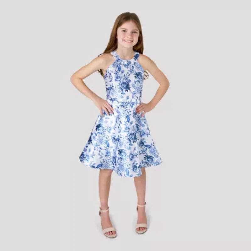 Rare Editions Big Kid Girls Sleeveless A-Line Dress