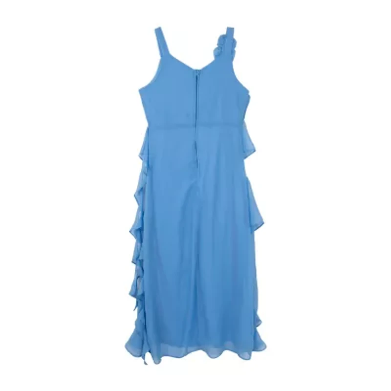 Rare Editions Big Kid Girls Sleeveless Maxi Dress