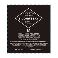 St. John's Bay Mens Packable Midweight Puffer Vest