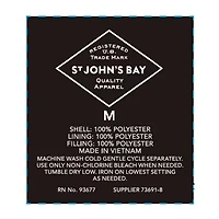 St. John's Bay Mens Water Resistant Midweight Puffer Jacket