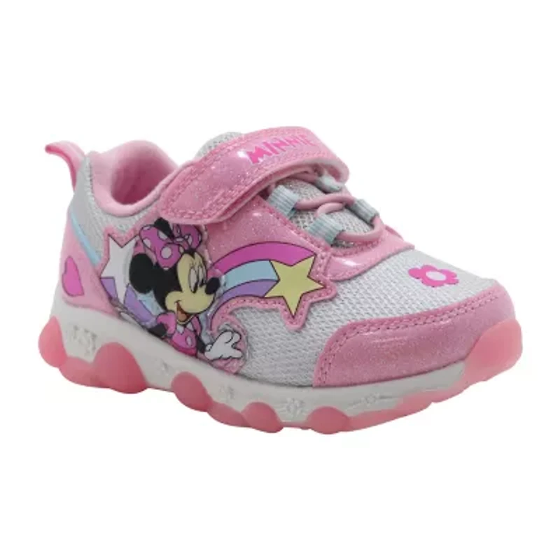 Disney Minnie Mouse Toddler Girls Light-Up Sneaker