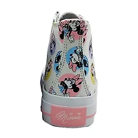 Disney GIrls Minnie Mouse Hightop Sneaker