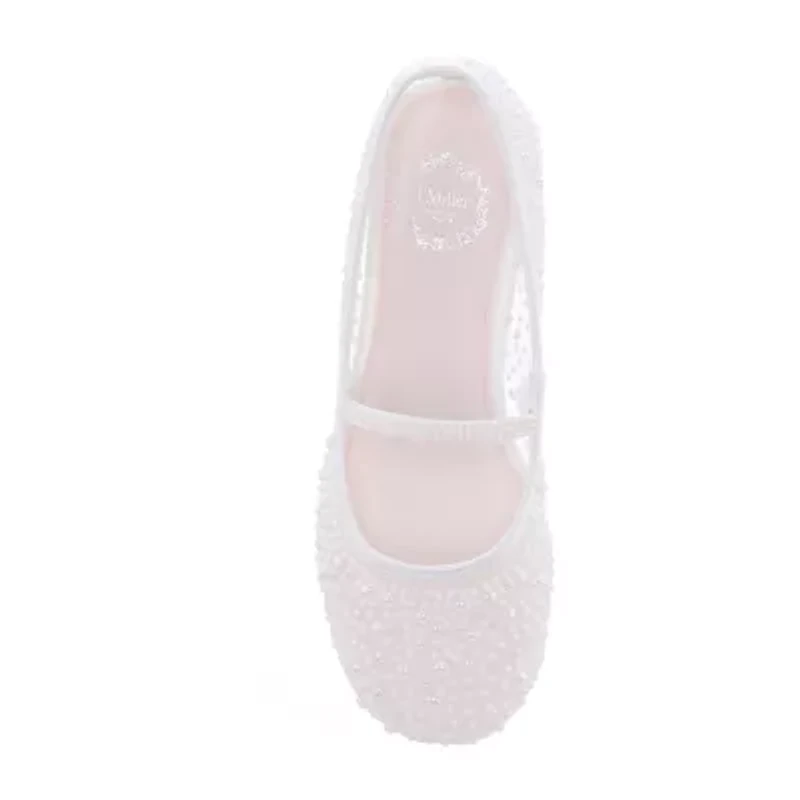 I. Miller Chyvone Big Kid Girls Round Closed Toe Ballet Flats