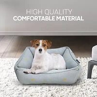 Precious Tails Celestial 24in Gray Pet Bed