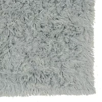 Linon Flokati Solid Woven Round Area Rug