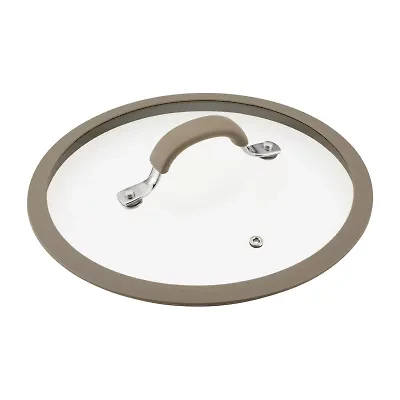 Rachael Ray Cook + Create 10" Silicone-Rimmed Glass Lid
