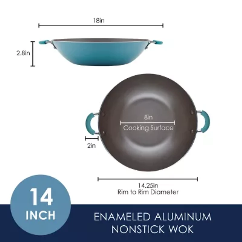 Rachael Ray Cook + Create 14" Aluminum Wok