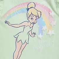 Tinkerbell Baby Girls Tinker Bell Crew Neck Short Sleeve Bodysuit