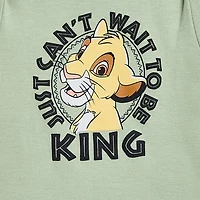 Baby Boys The Lion King Crew Neck Short Sleeve Bodysuit