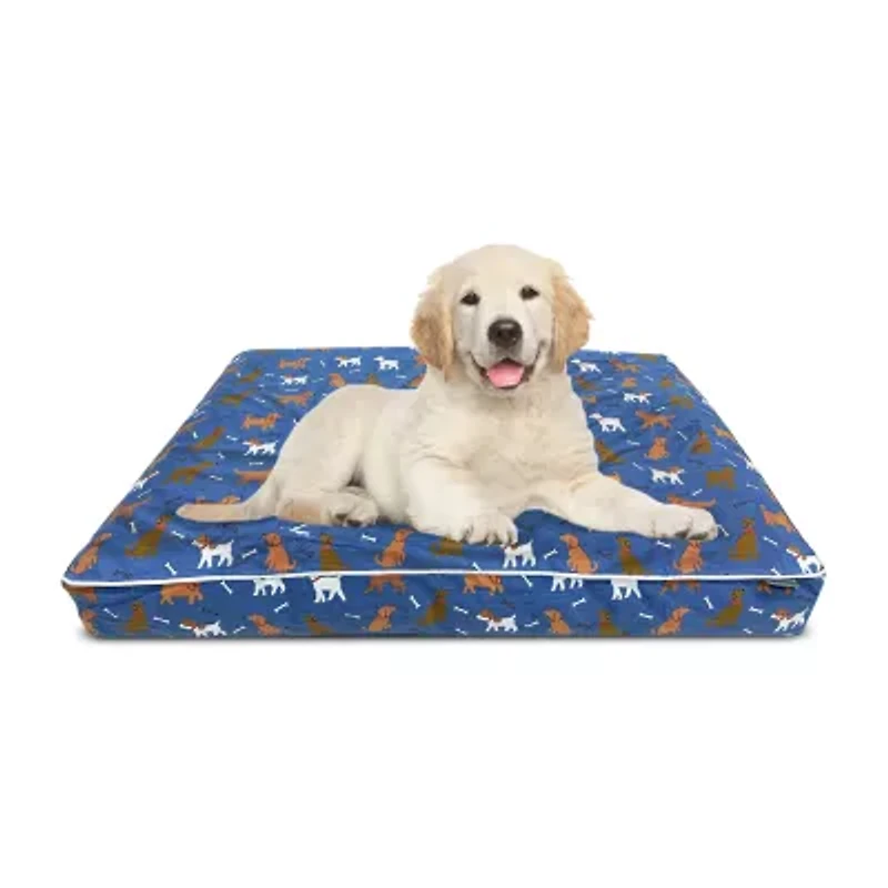 Precious Tails 40" Blue Orthopedic Pet Bed