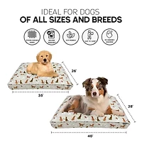 Precious Tails 40" Tan Orthopedic Pet Bed