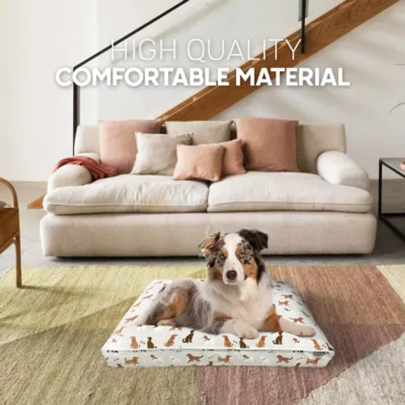 Precious Tails 40" Tan Orthopedic Pet Bed