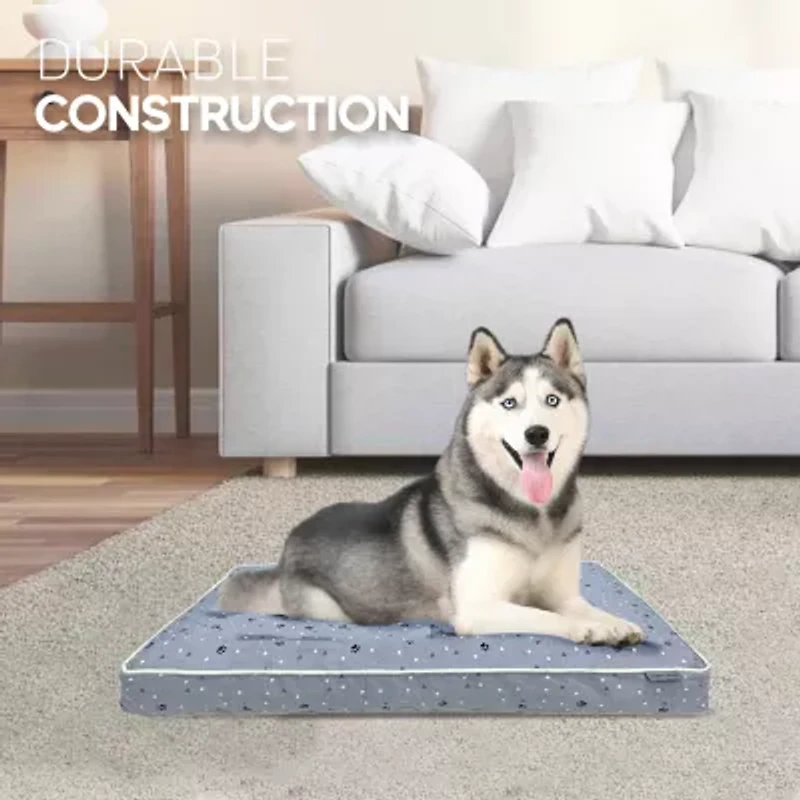 Precious Tails 40" Gray Orthopedic Pet Bed