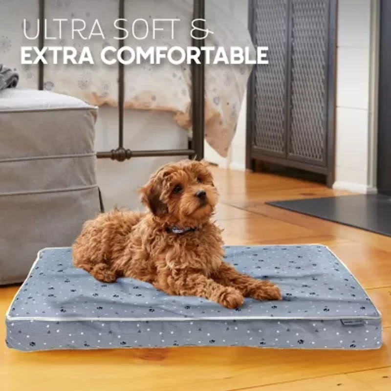 Precious Tails 40" Gray Orthopedic Pet Bed