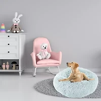 Precious Tails 24" Blue Donut Pet Bed
