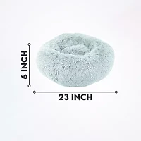 Precious Tails 24" Blue Donut Pet Bed