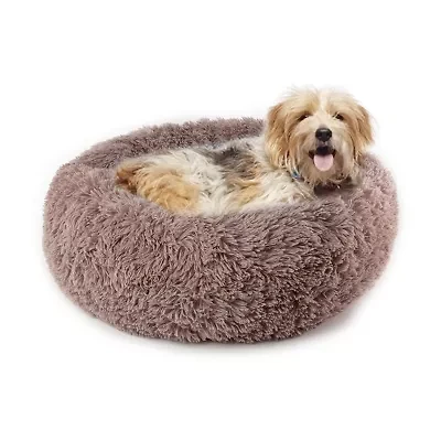 Precious Tails 24" Taupe Donut Pet Bed