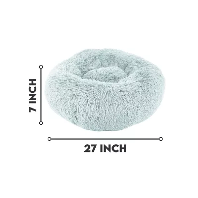 Precious Tails 28" Blue Donut Pet Bed