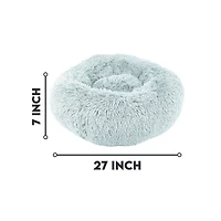 Precious Tails 28" Blue Donut Pet Bed