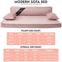Precious Tails 35" Pink Orthopedic Pet Bed