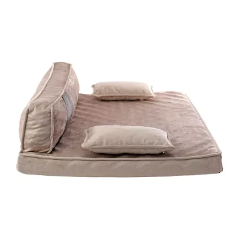 Precious Tails 35" Taupe Orthopedic Pet Bed