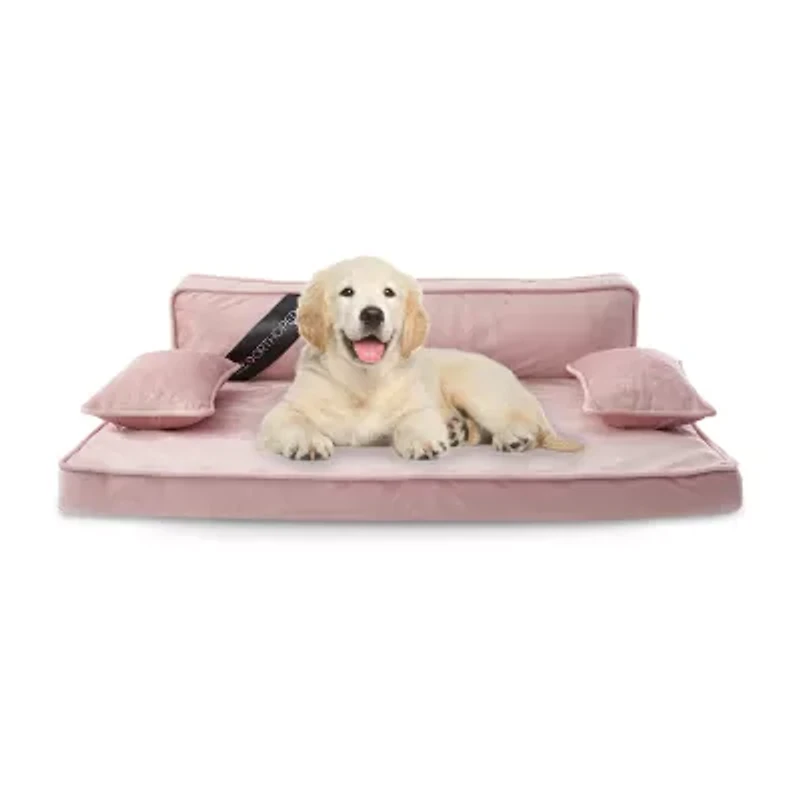 Precious Tails 38" Pink Orthopedic Pet Bed