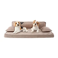 Precious Tails 38" Taupe Orthopedic Pet Bed