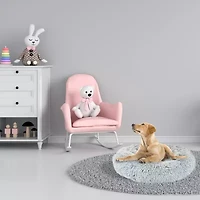 Precious Tails 24" Ice Gray Donut Pet Bed