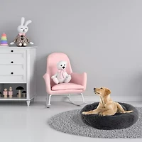 Precious Tails 28" Charcoal Donut Pet Bed