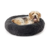 Precious Tails 28" Charcoal Donut Pet Bed
