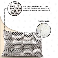 Precious Tails 23" Ivory Black Mat Pet Bed