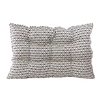 Precious Tails 35" Ivory Black Mat Pet Bed