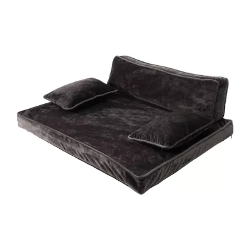 Precious Tails 35" Charcoal Orthopedic Pet Bed