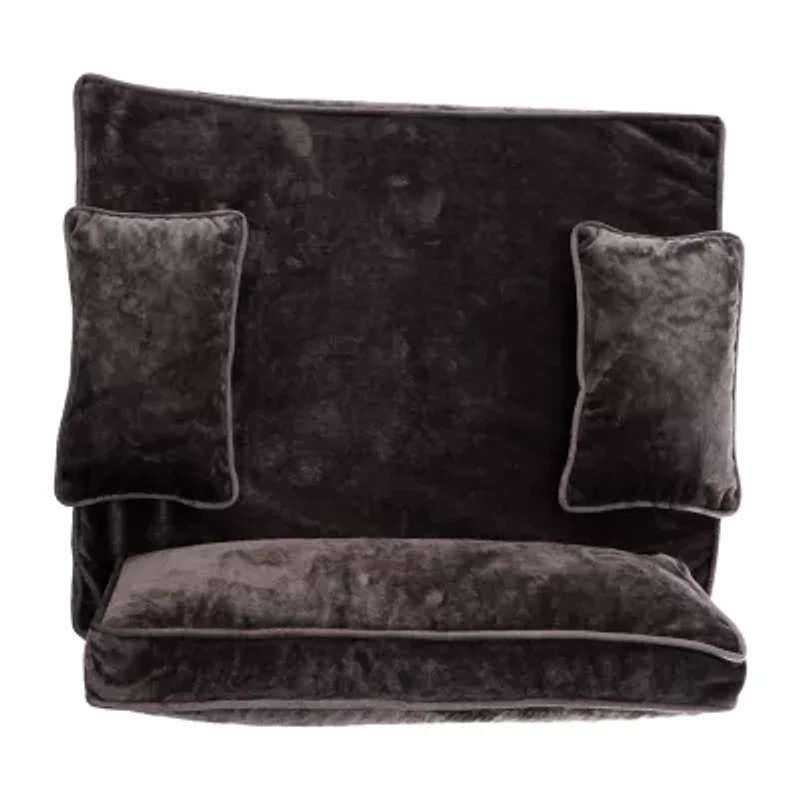 Precious Tails 35" Charcoal Orthopedic Pet Bed