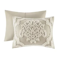 Madison Park Aeriela 3-pc. Damask and Scroll Cotton Comforter Set