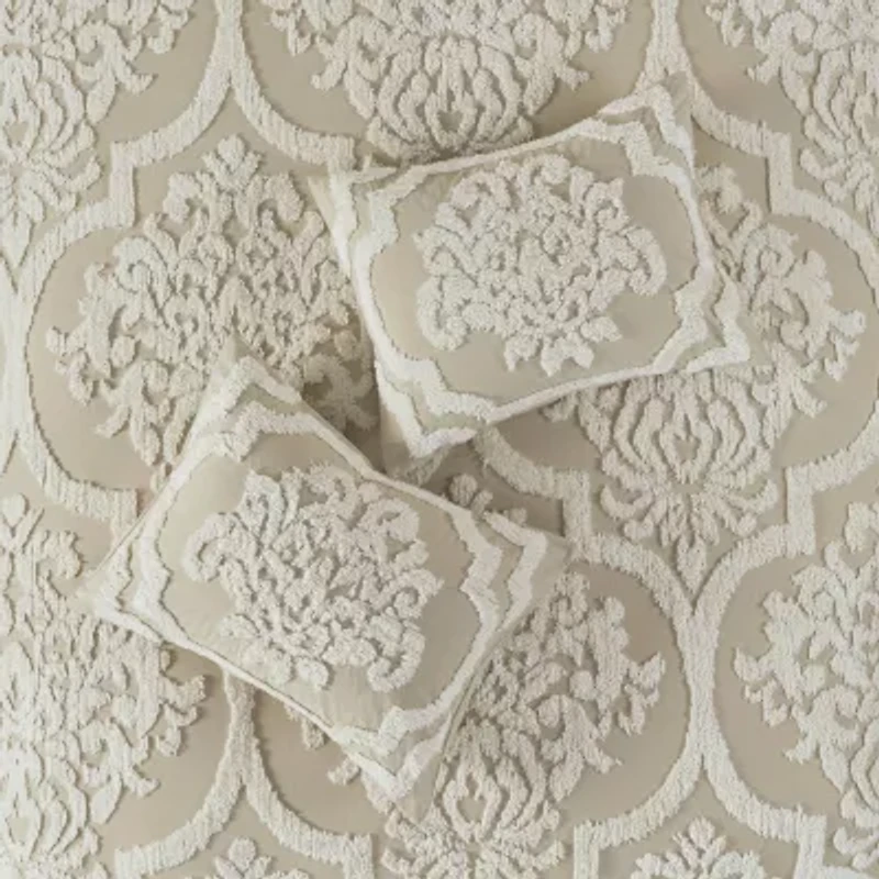 Madison Park Aeriela 3-pc. Damask and Scroll Cotton Comforter Set
