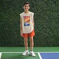 Xersion Little & Big Kid Boys Crew Neck Short Sleeve Active Tank Top