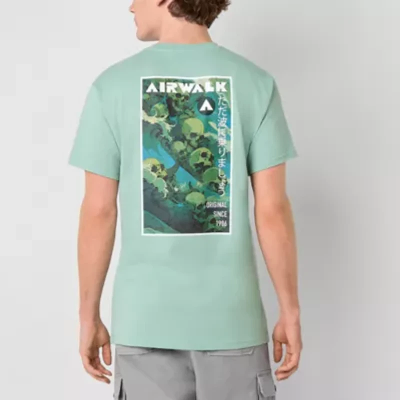 Airwalk Mens Short Sleeve Graphic T-Shirt