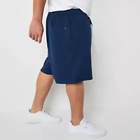 Xersion Double Knit Mens 9" Mid Rise Big and Tall Workout Shorts