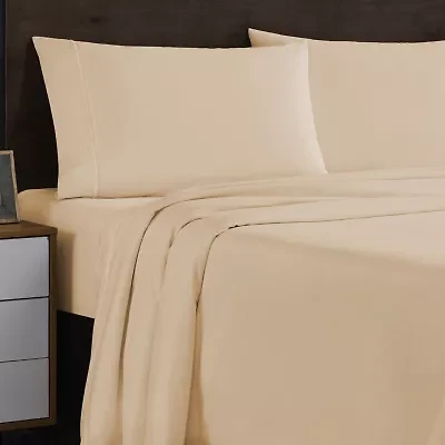 Sweet Home Collection™ Solid Microfiber Flannel Sheets Warm and Cozy Extra Deep Pockets