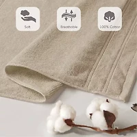 510 Design 100% Cotton -pc. Quick Dry Bath Towel Set