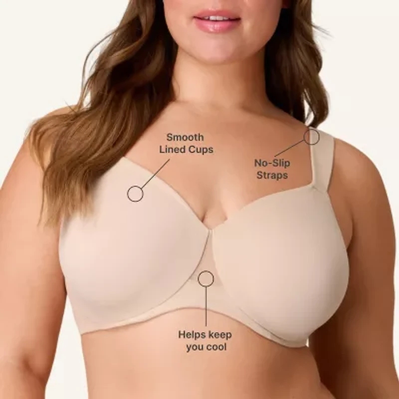 Playtex Underwire Unlined Full Coverage Bra Us4810