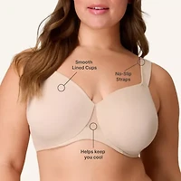 Playtex Underwire Unlined Full Coverage Bra Us4810