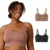 Playtex Womens Multi-Pack Medium Support 2-pc. Wireless Bralette Us4752