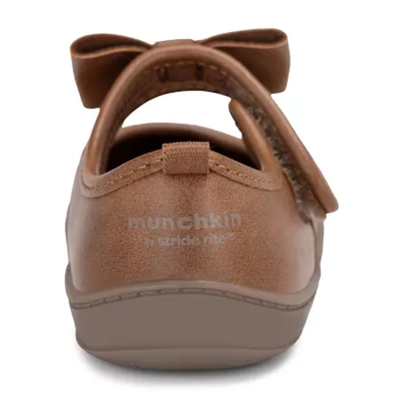 stride rite® Munchkin Cecily Girls Round Closed Toe Slip-On Shoe